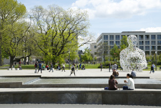 Campus der Universität Frankfurt. Bild: Uwe Dettmar, Goethe-Universität Frankfurt