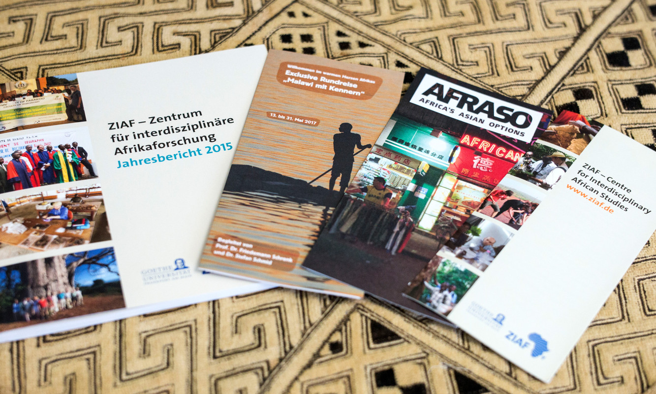 Various publications of the Frankfurt-based Centre for Interdisciplinary African Studies
