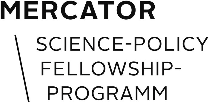 Logo des Mercator Science-Policy Fellowship-Programms..
